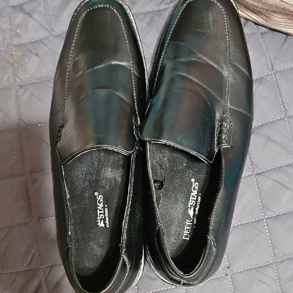 Deer Stags Men's Black Loafers